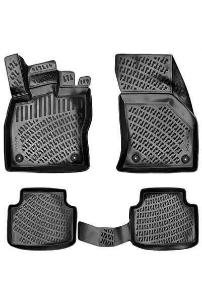 Rizline VW Passat B8,5 3D Havuzlu Paspas Sedan 2019 Sonrası Kasaya Uyumlu Siy...