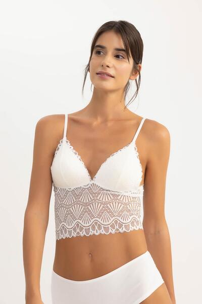 DeFacto Fall in Love Lace Half Padded Bra