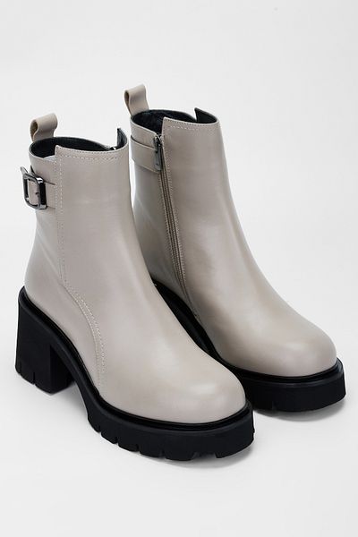 Tamer Tanca Women's Genuine Leather Casual Boots 33 33003 Bn Boots Sk23/24