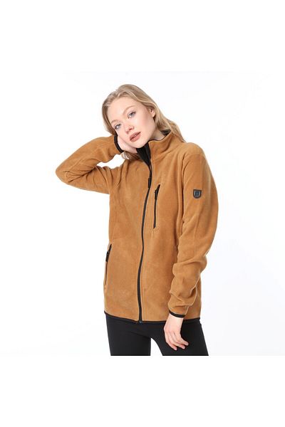 Vio Belle Women's Full Zipper 5 Pocket Fleece Jacket