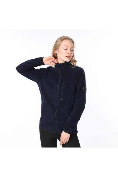 Vio Belle Women's Full Zipper 5 Pocket Fleece Jacket