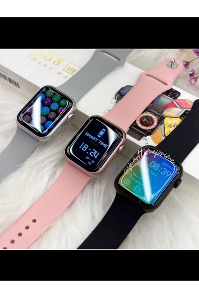 Marka Aksesuar Watch 8 Pro Akılı Saat 41 mm ios-Android Uyumlu Akıllı Saat