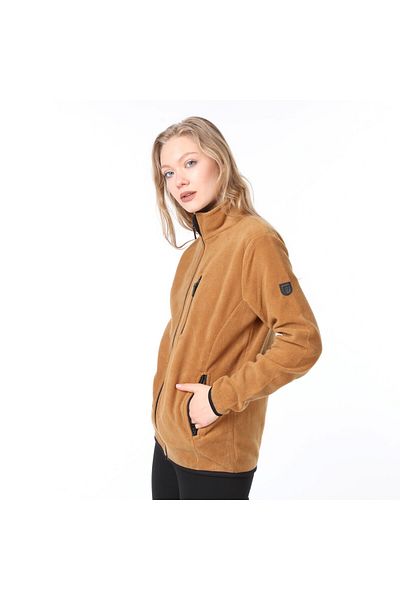 Vio Belle Women's Full Zipper 5 Pocket Fleece Jacket