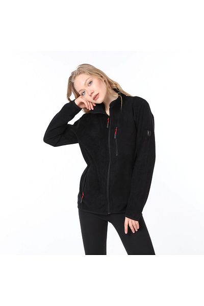 Vio Belle Women's Full Zipper 5 Pocket Fleece Jacket