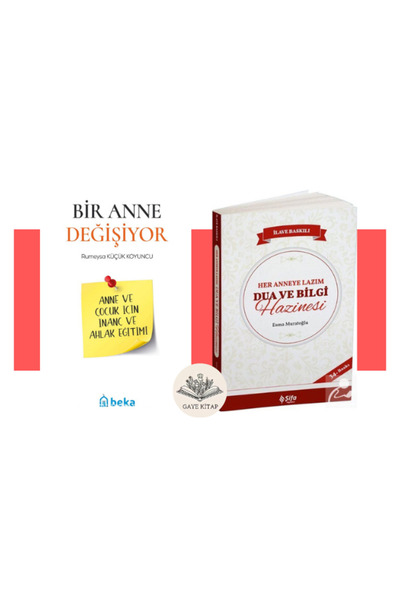 Şifa Yayınevi Bir Anne Değişiyor - Her Anneye Lazım Dua ve Bilgi Hazinesi 2 Kitap Set