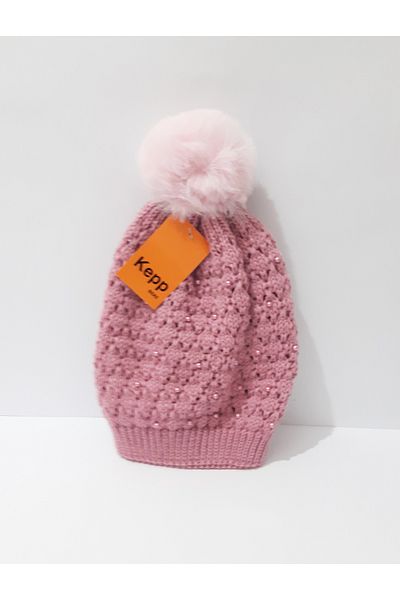 renkli çiçekler Women's Beret Pink Color Fox Beret