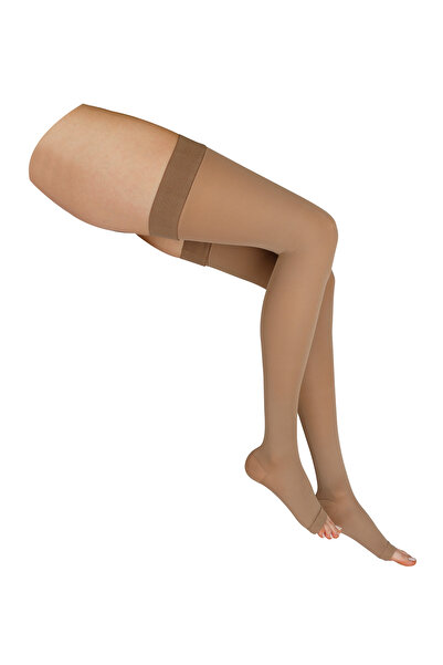 Kifidis 280 Den. 26-30 Kasığa Kadar Silikonlu Mikrofiber Burnu Açık