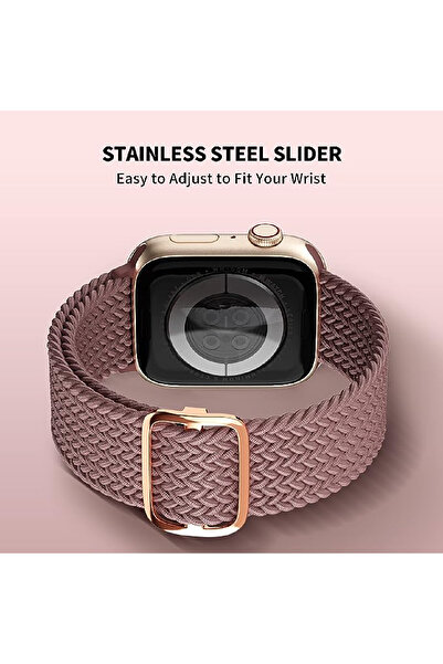 mimtec Apple Watch Compatible 38mm 40mm 41mm 1/2/3/4/5/6/se/7/8/9 Band Loop Braided Band