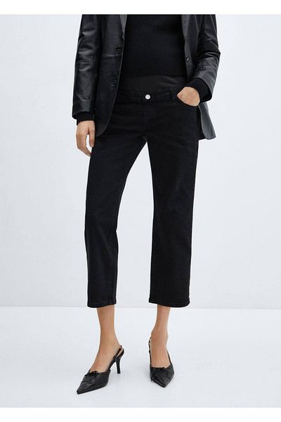 MANGO Woman Straight cut maternity jeans