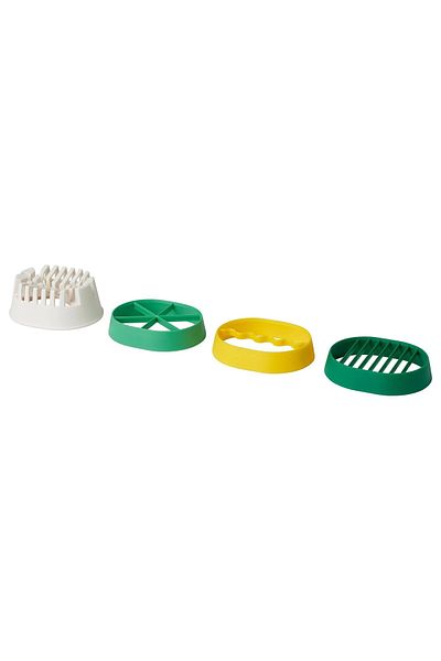 IKEA UPPFYLLD multicolor egg slicer 4 pieces