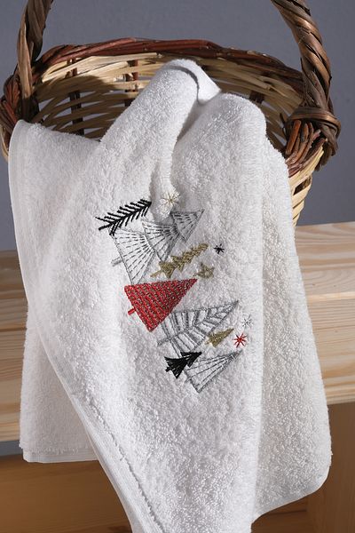 MEYN COLLECTİON Christmas Gift 50X90 Single Hand Towel