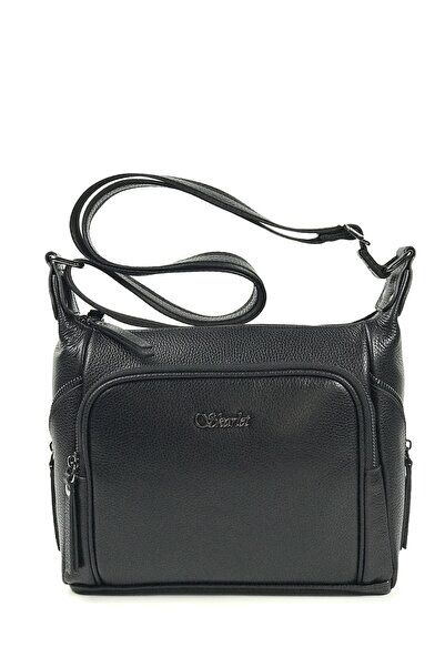 Skarlet حقيبة كتف من الجلد الطبيعي