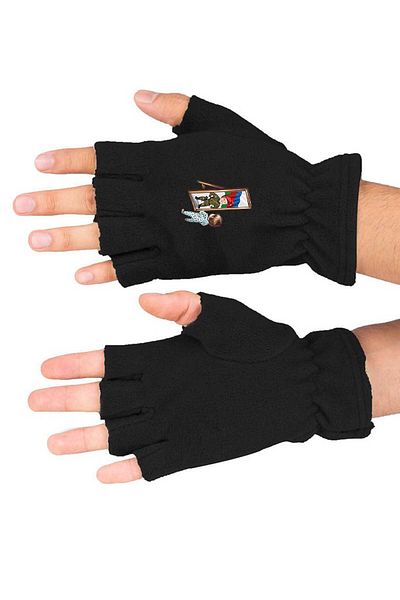 herotasarım Παιδικά γάντια Azeri Soldier Fleece - Cut Bll4603