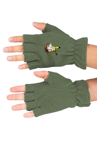 herotasarım Γάντια Ninja Pikaçu Fleece - Σχεδιασμός κοπής BLL4404
