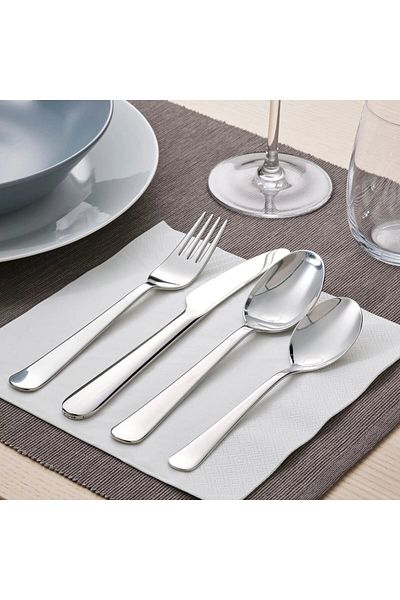 IKEA DRAGON stainless steel 16 cm dessert spoon 6 pcs