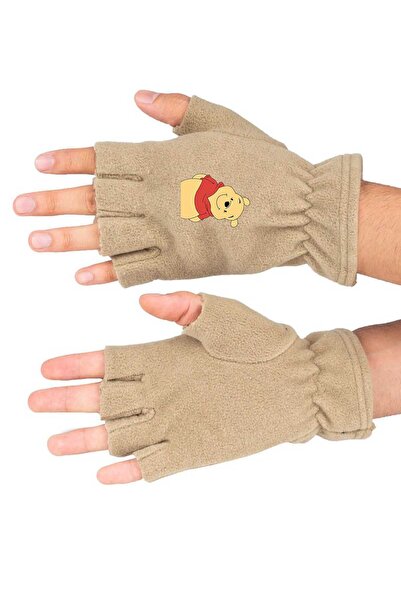 herotasarım Γάντια πολικού τύπου Winnie The Pooh - Σχέδιο με κοψίματα BLL5072
