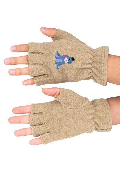 herotasarım Γάντια πολικού τύπου Winnie The Pooh - Σχέδιο με κοψίματα BLL4523