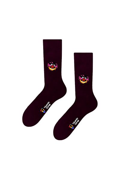 Limmon Store جوارب ملونة مطرزة على شكل وحش