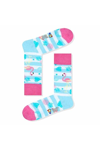 Limmon Store جوارب فلامينجو أناناس ملونة