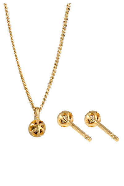 ELLI Schmuckset Basic Elegant Kristal 925 Gümüş