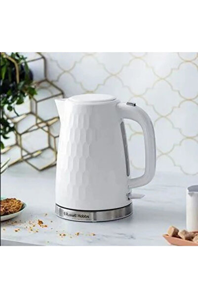 RUSSELL HOBBS 26050-70 Honeycomb White Kettle