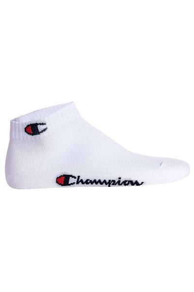 Champion Unisex-Socken, 3er-Pack – Viertelsocken, Basic, Logo