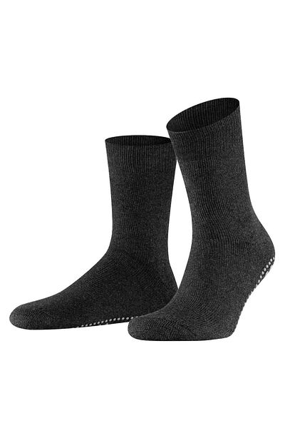 FALKE Homepads – Herren Socken, Hausstrümpfe, Noppen, Baumwolle, Logo, Long, Einfarbig