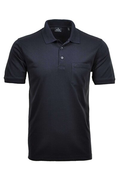 Ragman Herren Poloshirt - Softknit-Polo, Baumwollmischung, Brusttasche, Knopf...