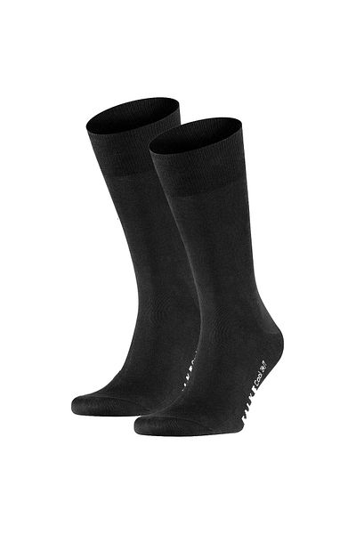 FALKE Coole Herren-Socken im 2er-Pack – 24/7 Businessstrumpf, Kurzstrumpf, Uni # 1