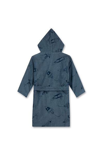 Sanetta Jungen Cap Top Bademantel - Allover-Print, Baumeva und Tasche