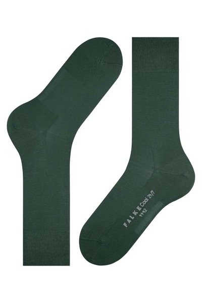 FALKE Herren Socken 2er Pack - Cool 24/7, Businessstrumpf, Kurzstrumpf, Uni #1