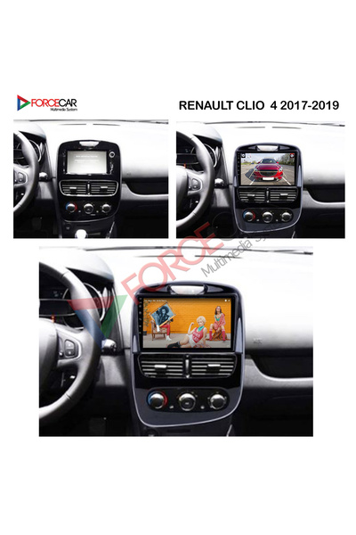 FORCECAR RENAULT CLİO4 2017-2019 ANDROİD MULTİMEDYA 2.32 KABLOSUZ CARPLAY