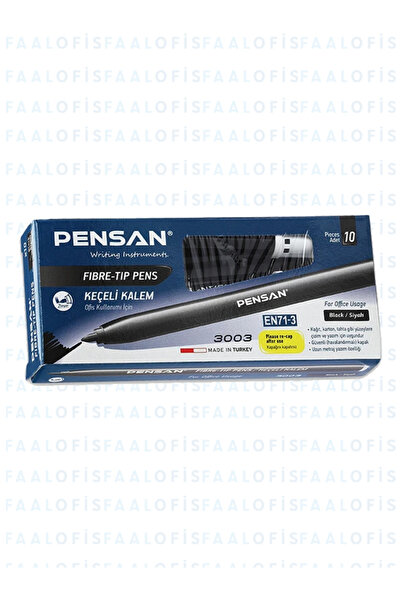 Pensan 3003 Ofis Tipi Keçeli Kalem 10 Adet (1 Paket)