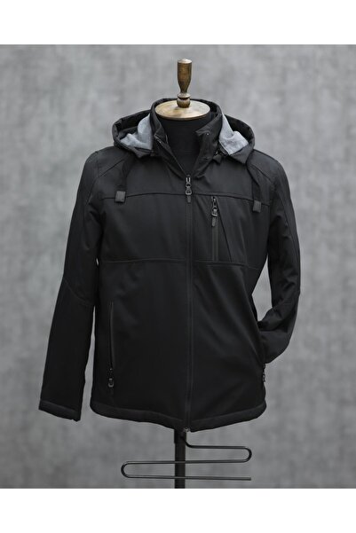 BIGAZZI BİGAZZİ 99429 KAPŞONLU KABAN (SİYAH)