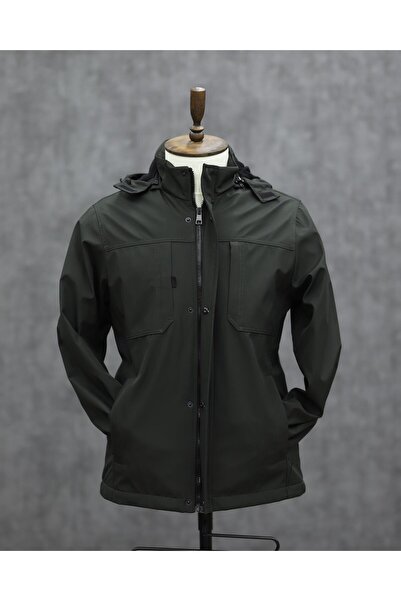 BIGAZZI BİGAZZİ 99421 KAPŞONLU KABAN (YEŞİL)