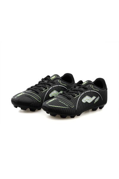 Jump 28223 B Black Neon Green Men's Turf Football Shoes 28223-B-BLACK-NEON-GREEN Black