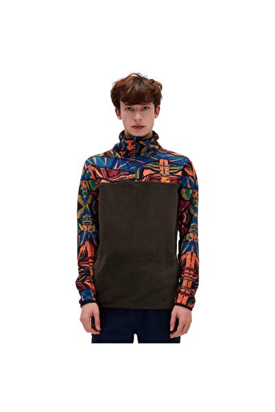 Bad Bear 21.02.21.007 Men's Sweatshirt - Half Zipper, Multi Color