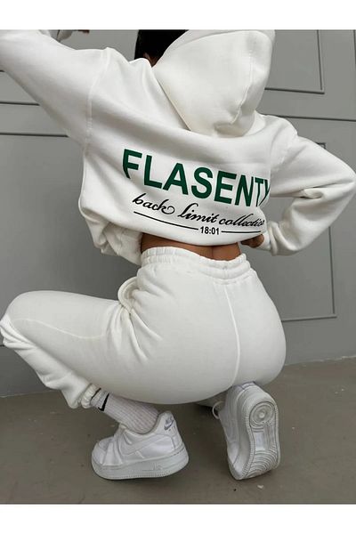 SELF CONTROL Γυναικεία υπερμεγέθη αθλητική φόρμα FLASENTY Printed
