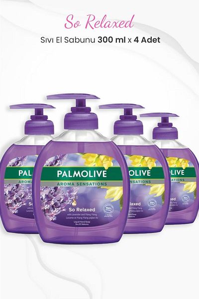 Palmolive Aroma Sensations So Relaxed Liquid Soap 300 ml x 4 Pieces