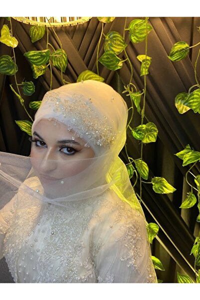 ecrin tuhafiye hobi Kristal Boncuklu Gelin Tacı Saç Aksesuarı