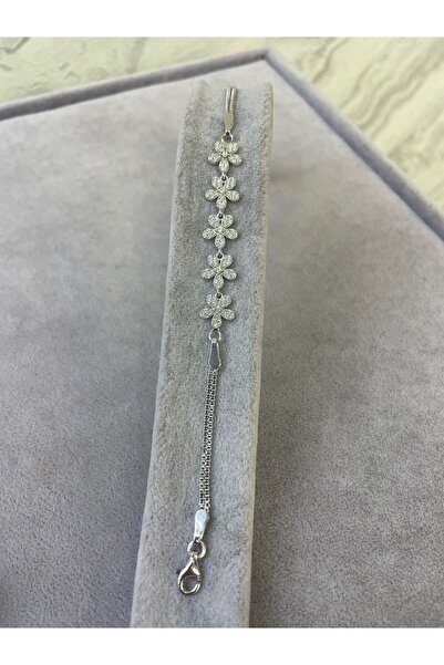 saka Yonca Kadın Bileklik 925 Ayar Gümüş