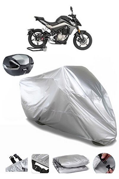 AUTOLION Cf Moto 250 NK Rear Bag Compatible Motorcycle Tarpaulin Premium Qual...