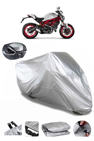AUTOLION حقيبة خلفية Ducati Monster 797 Plus متوافقة مع مشمع الدراجات النارية...