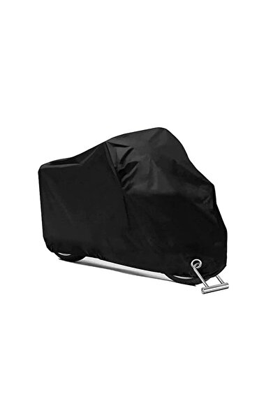 autolion قفل مشمع للدراجات النارية باللون الأسود متوافق مع KUBA Faswind 200R