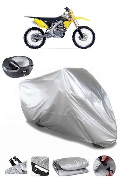 AUTOLION حقيبة خلفية سوزوكي RM Z250 متوافقة مع القماش المشمع للدراجات النارية...