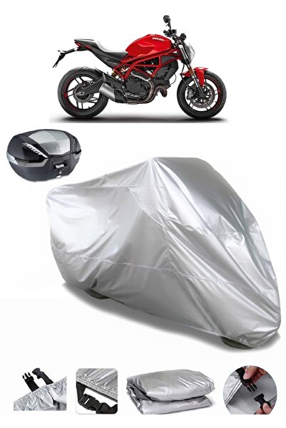 AUTOLION حقيبة خلفية متوافقة مع القماش المشمع للدراجات النارية Ducati Monster...