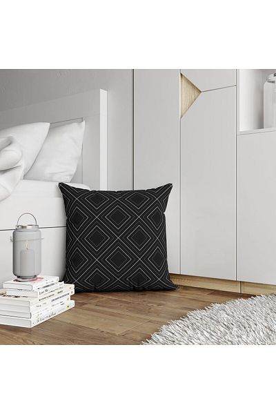 dekomall home & living Husă de pernă cu modele geometrice cu două fețe, 4 piese 427