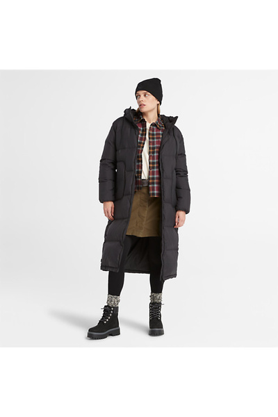 Timberland Kadın Siyah Uzun Şişme Mont
