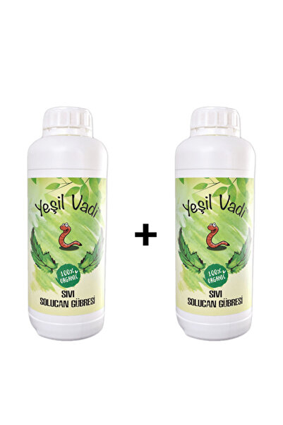 YEŞİLVADİ Üstün Besleyici Organik Sıvı Solucan Gübresi 2 ADET 1 LİTRELİK PAKET