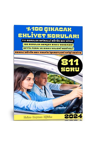 Enine Boyuna Eğitim Ehliyet Sınavında Çıkacak Sorular Süper Ötesi Eğitim Seti